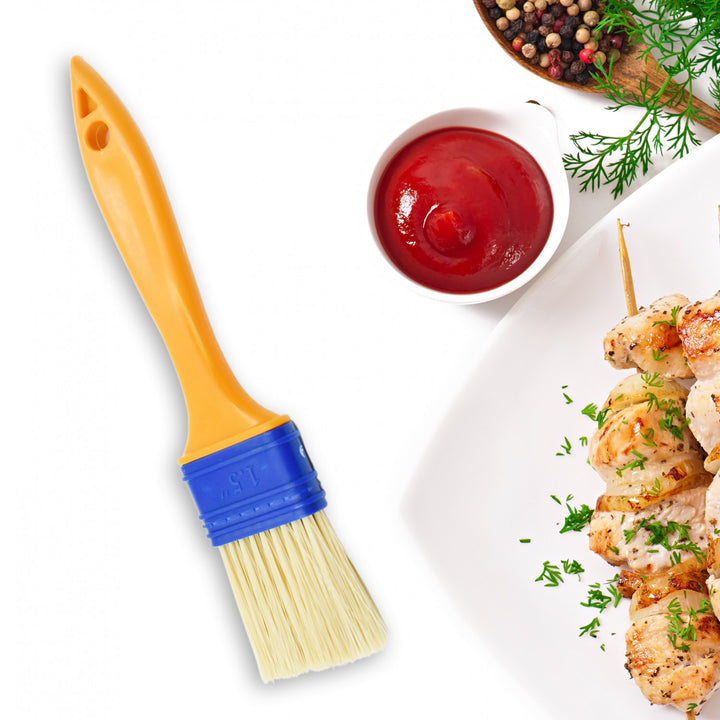 8721 Multifunction Basting Brush For Cooking Pastry Brush Baking Food Butter Brush Dusting Brush For Cooking Grease Brush For Baking Dishwasher Safe Grilling  Hairbrush  Corn (2 Pcs Set) - Trendex