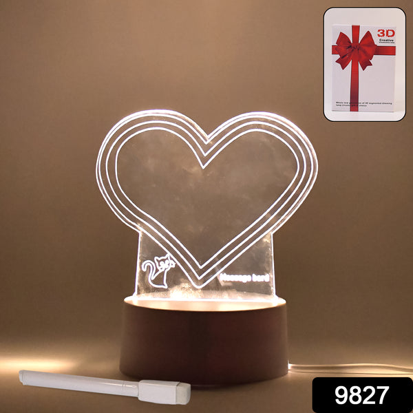 Creative Visualization Lamp 3d Acrylic Decorative Lamp With Pen - Trendex