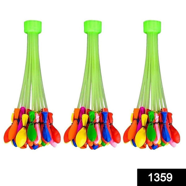 1359 Holi Magic Water Balloons For Kids - 111 Pcs (Multicolor) - Trendex