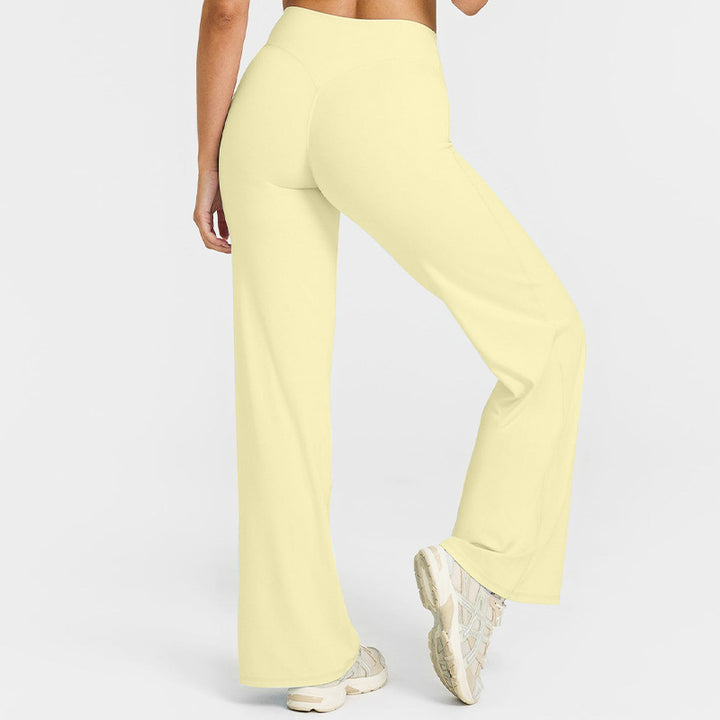 Yoga Pants Women's Thin High Waist Straight Pants - Trendex