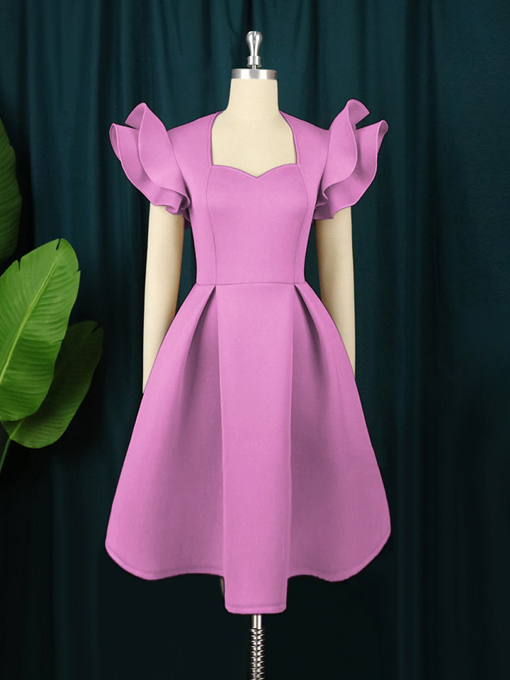 Large Swing High Waist Slimming A- Line Skirt - Trendex