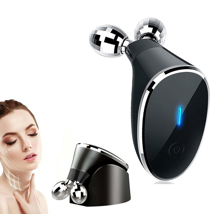 Microcurrent- Facial- Device Micro Current Face Massager Roller (1 Pc) - Trendex