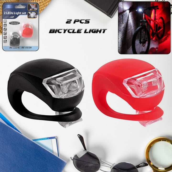 Silicone Led Bike Light Set (2 Pcs Set) - Trendex