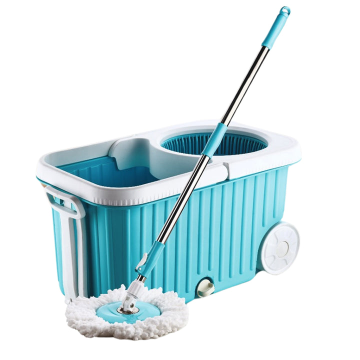 Apex Magic 360 Spin Mop Cleaning System With Stainless Steel Spinner - Trendex