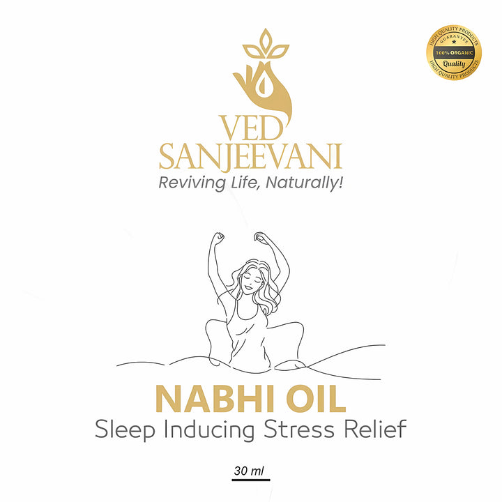 Ved Sanjeevani Nabhi Oil Sleep Inducing Stress Relief (30ml  1 Pc) - Trendex