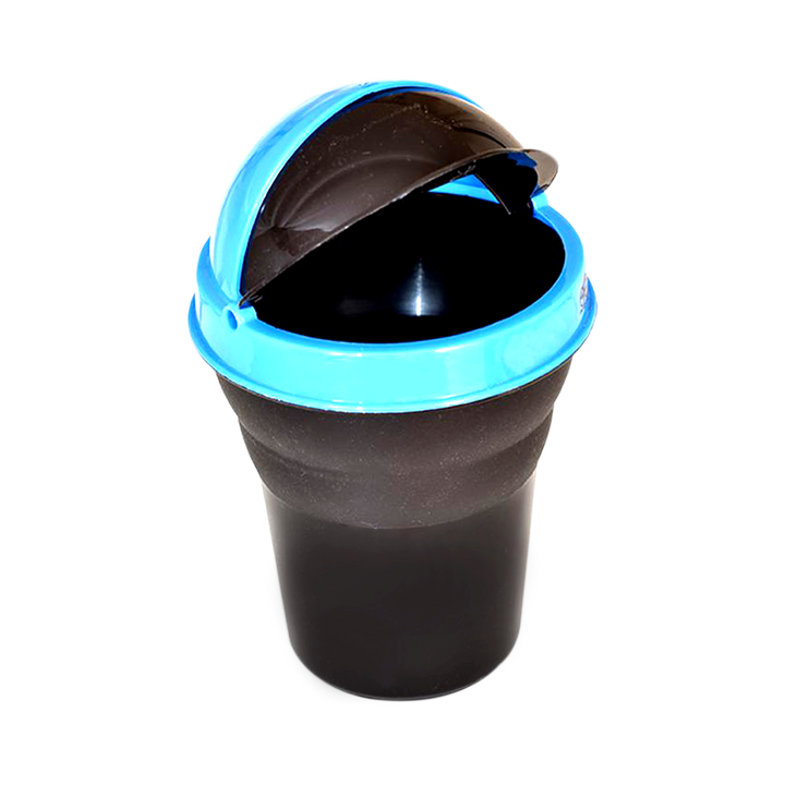 3656 Plastic Car Mini Dustbintrash Bin Dust Case Best For Traveling (Multicolour) - Trendex
