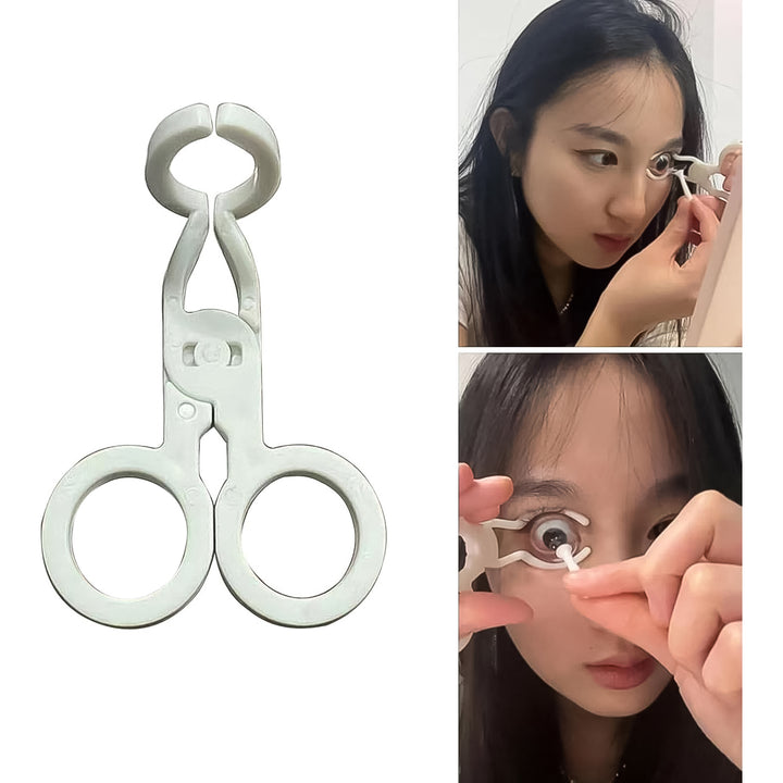 Plastic Ergonomic Women Eye Care Contact Lenses Inserter Remover Tool (1 Pc) - Trendex