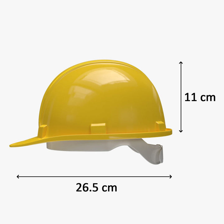 1798 Yellow Plastic Hard Hat Construction Cap (1pc Only) - Trendex
