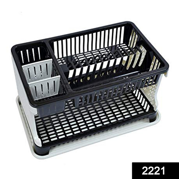 2221 Kitchen Organizer Rack With Water Storing Traydish Rack - Trendex