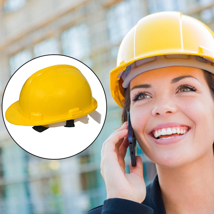 1798 Yellow Plastic Hard Hat Construction Cap (1pc Only) - Trendex