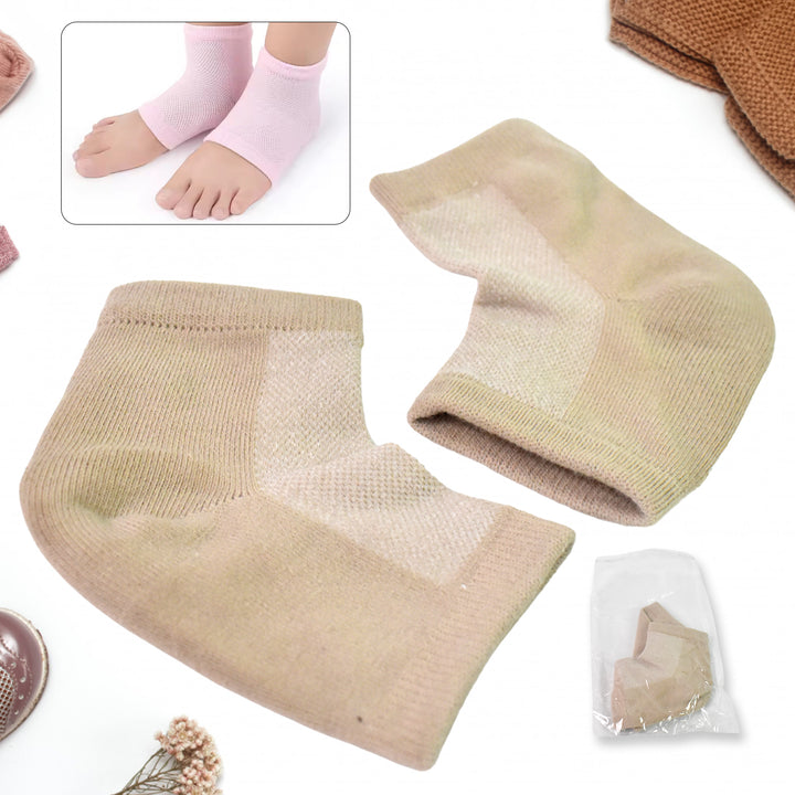 Heel Socks Overnight Heels While You Sleep (1 Pair  Mix Color) - Trendex