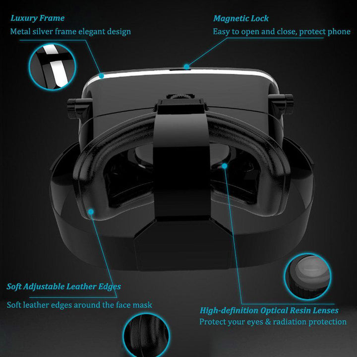 1447 Vr Pro Virtual Reality 3d Glasses Headset - Trendex