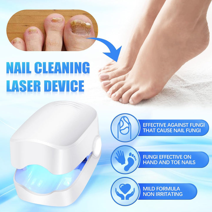 12915 Rechargeable Nail Fungus Treatment For Toenail Toe Nail Fungal Treatment Nail Fungus Laser Device Anti-fungal Nail Treatment For Hand  Feet Infections Remover For Home Use - Trendex