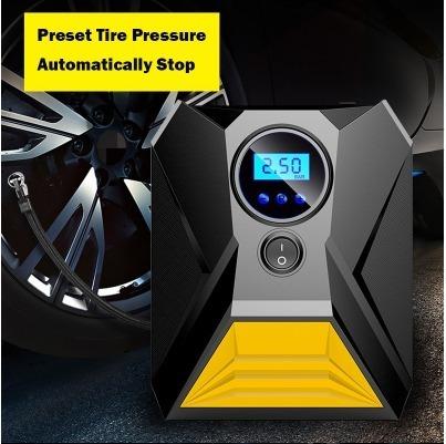 1646 Digital Car Tyre Inflator Portable Air Compressor Pump - Trendex
