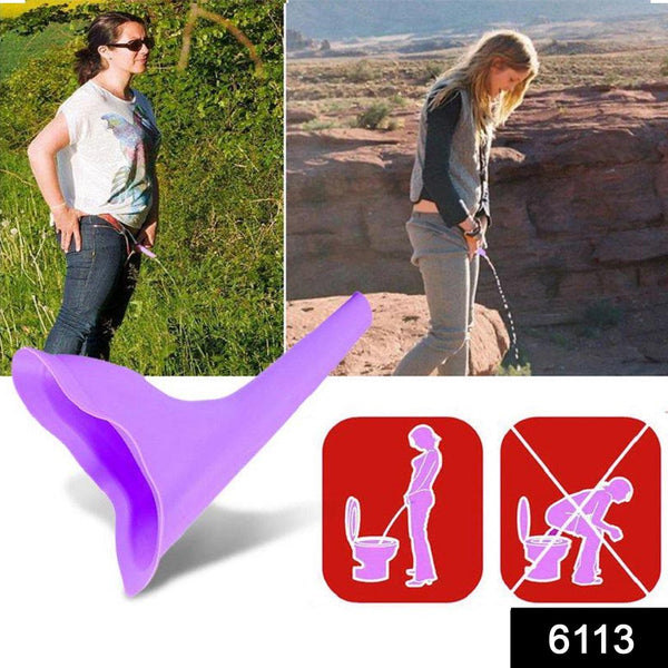 6113 Portable Stand Pee Used For Peeing For Women Both Of Us During Emergencies And Requirements. - Trendex