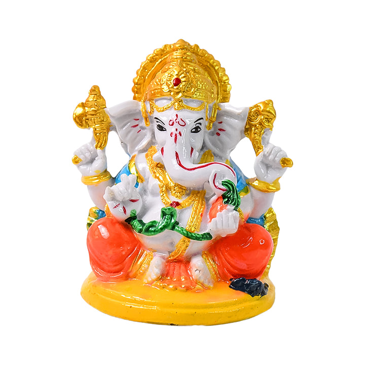 Lord Ganesha Idol  Ganpati Statue  Ganpatii Bappa Showpiece For Gifts (1 Pc) - Trendex