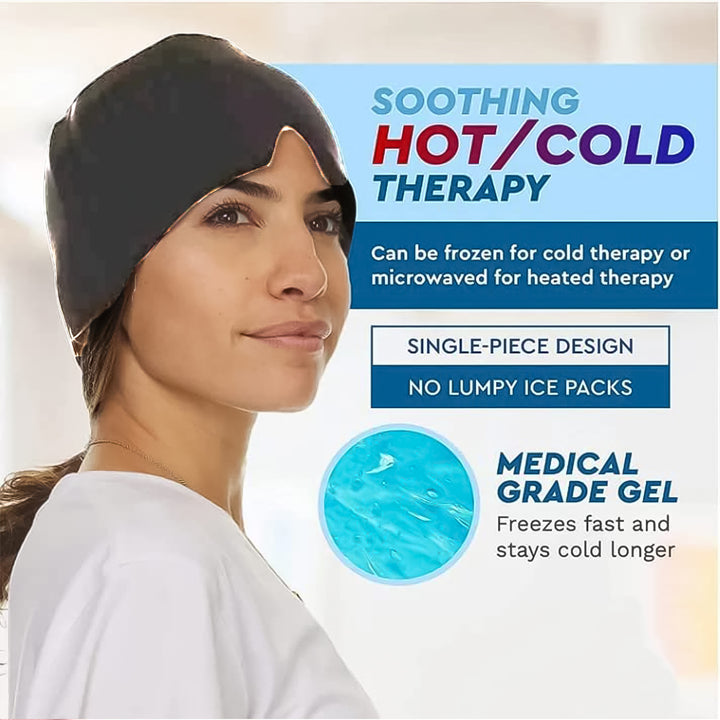 Headache Relief Hat Migraine Cap (1 Pc  Grey Color) - Trendex