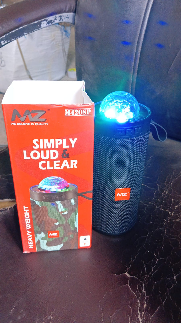 3d Disco Light Sound Bluetooth Speaker (1 Pc) - Trendex