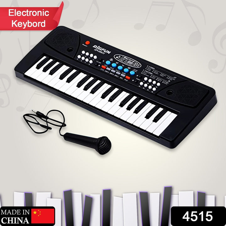 4515 Piano Musical Keyboard With Mic 37 Music Key Keyboard For Kids Toy - Trendex