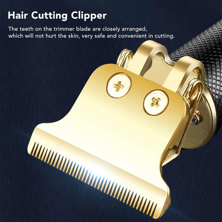 12702 Hair Trimmer For Men Hair Style Trimmer Professional Hair Clipper Electric Shaving Machine Dry Shaving For Men - Hair Shaving And Trimming Beard With 4 Adjustable Blade Clipper Oil Cleaning Brush - Trendex