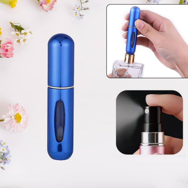 Mini Portable Perfume Empty Spray Bottle (1 Pc  Mix Color) - Trendex