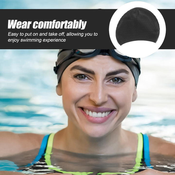Premium Silicone Waterproof Swimming Cap (1 Pc) - Trendex