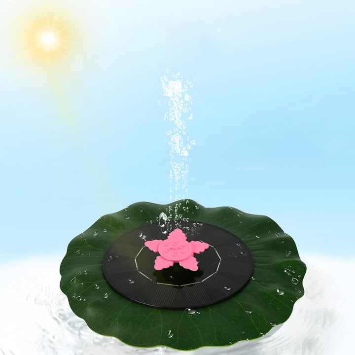Decorative Solar-powered Floating Water Fountain Pump - Trendex