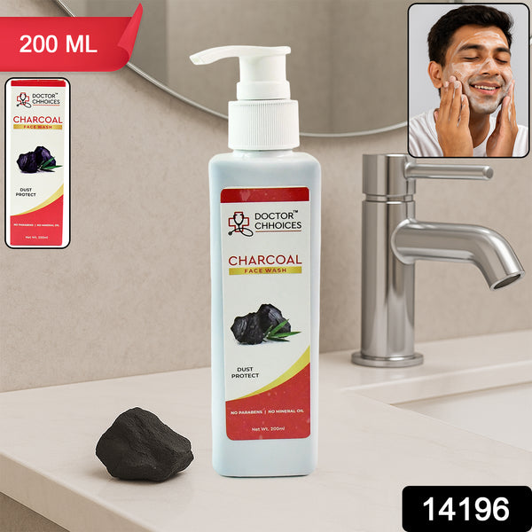 Doctor Chhoices Charcoal Face Wash  200ml (1 Pc) - Trendex