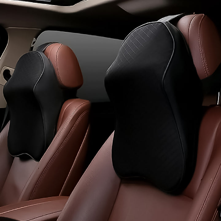 8595 Car Neck Pillow Car Neck Headrest Pillow Memory Foam Car Accessories Cushion Car Seat Head Support Neck Protector Car Seat Neck Pillowfor Driving (1 Pc) - Trendex