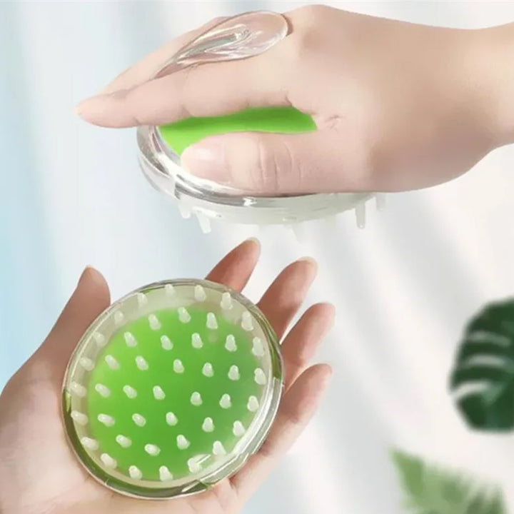 6058 Silicone Head Massager Used In All Kinds Of Places Like Household And Official Places For Unisexul Use Over Head Massage And All. - Trendex