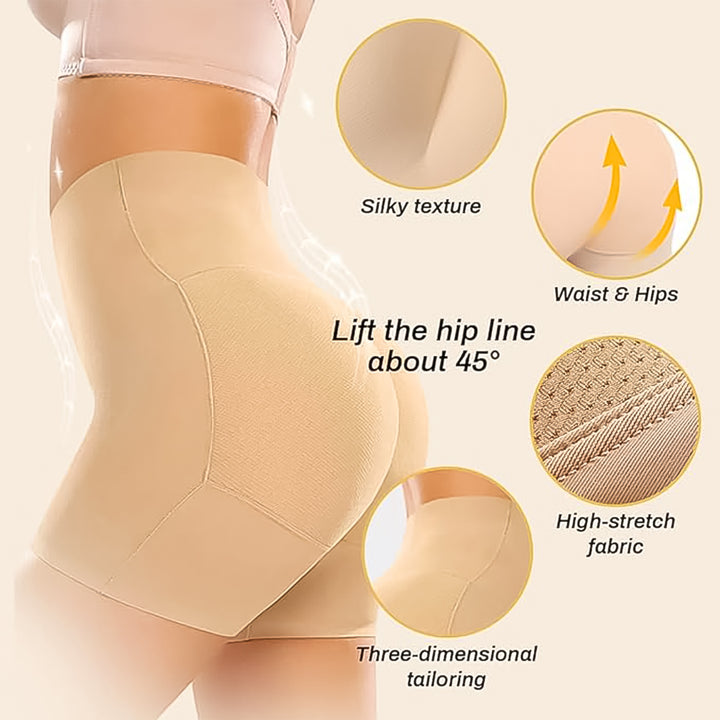 Womens Butt Lifter Padded Underwear Hip Pads Body Shaper Control Knickers Hip Pad (1 Pc  Medium) - Trendex