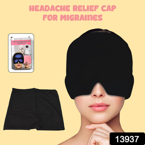 Headache Relief Hat Migraine Cap (1 Pc  Black Color) - Trendex
