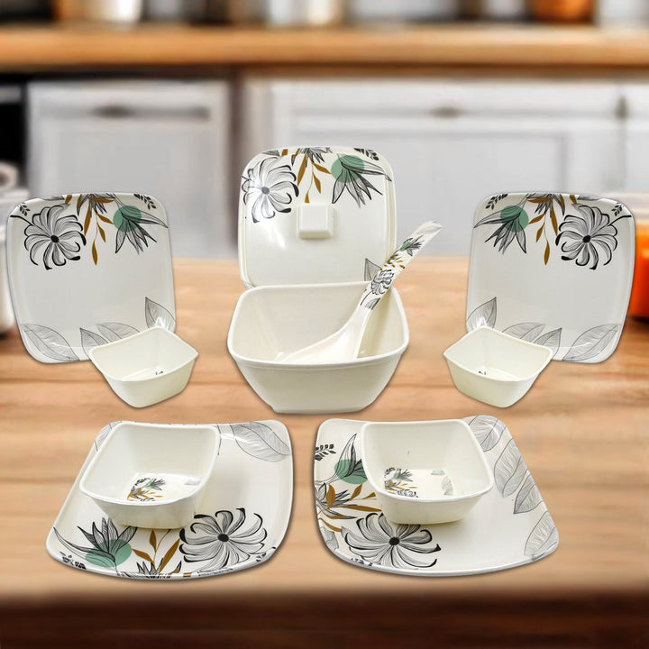 Divine Lunch Tableware Dinner Set (11 Pcs Set) - Trendex