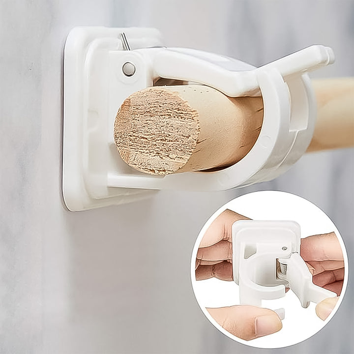 Curtain Rod Holder Self Adhesive Hooks (2 Pcs Set) - Trendex
