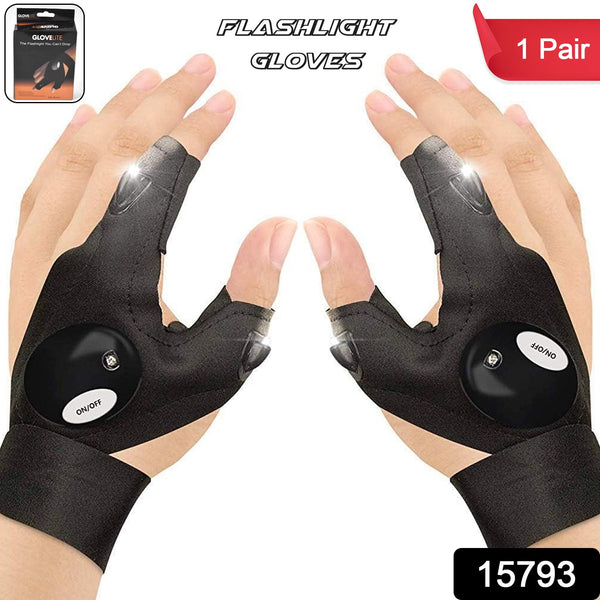 Led Flashlight Gloves Gifts For Men (Hand Gloves Light  1 Pair) - Trendex