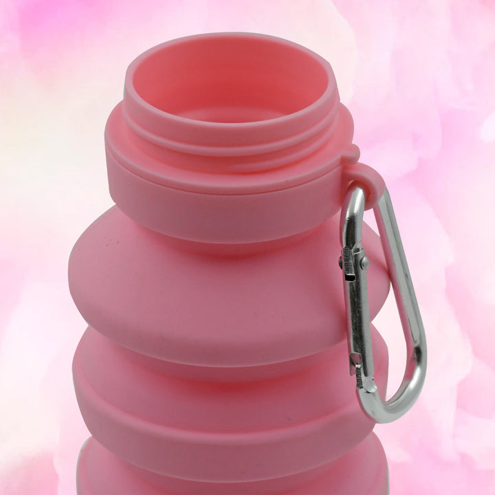 Foldable Water Bottle Silicone Leak Proof Portable Sports Travel Water Bottle For Outdoor Gym Hiking (1 Pc  24 Cm Foldable) - Trendex