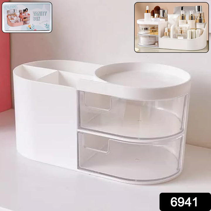Multi-functional Plastic Vanity Storage Box - Trendex