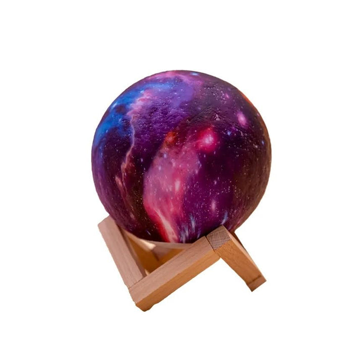 3d 2 In 1 Led Printed Moon Lamp  Aroma Diffuser (1 Pc) - Trendex