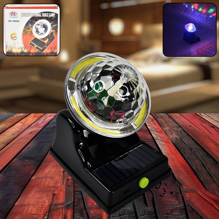 Multifunctional Solar 2 Modes Light Party Disco Light (1 Pc) - Trendex