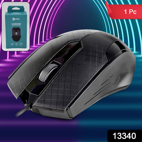 Computer  Laptop Wired Optical Mouse (1 Pc) - Trendex