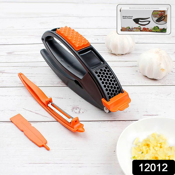 Multifunctional Garlic Press Garlic Mincing  Crushing Tool (1 Pc) - Trendex