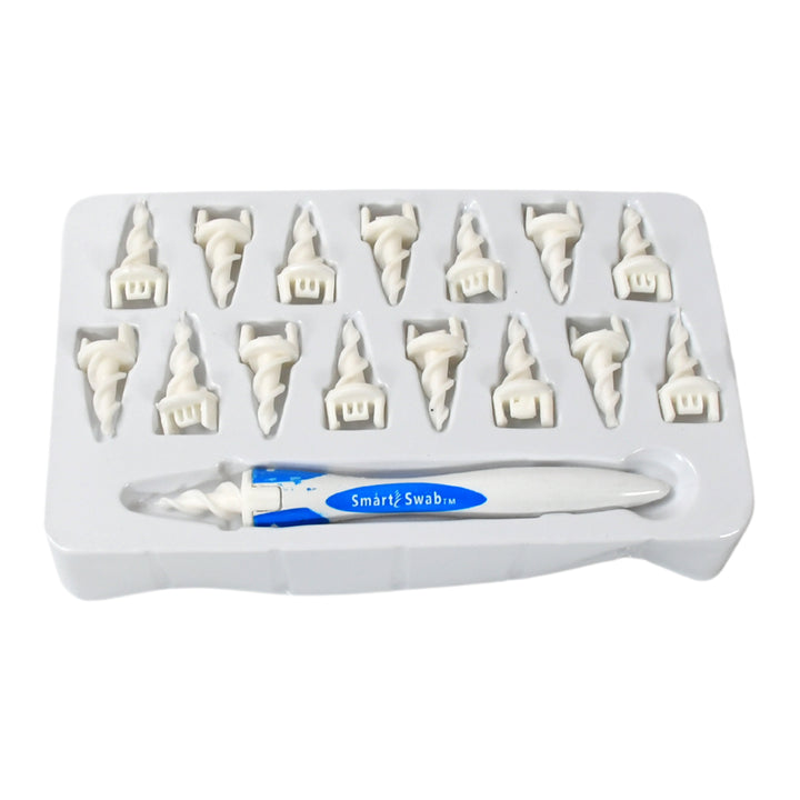 17698 Ear Wax Removal Ear Cleaner Earwax Remover Spiral Soft Silicone Safe Upgraded Smart Earwax Removal Tool Swab Kit With 16 Replacement Tips For Adults  Kids - Trendex