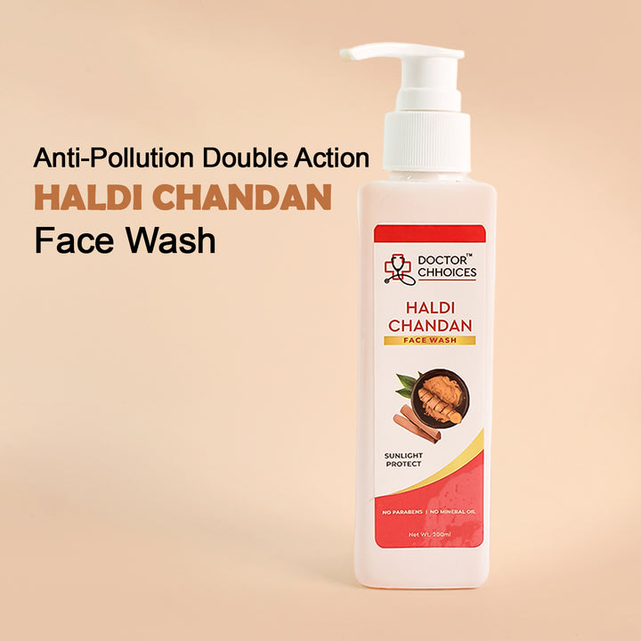 Doctor Chhoices Haldi Chandan Face Wash 200 Ml (1 Pc) - Trendex