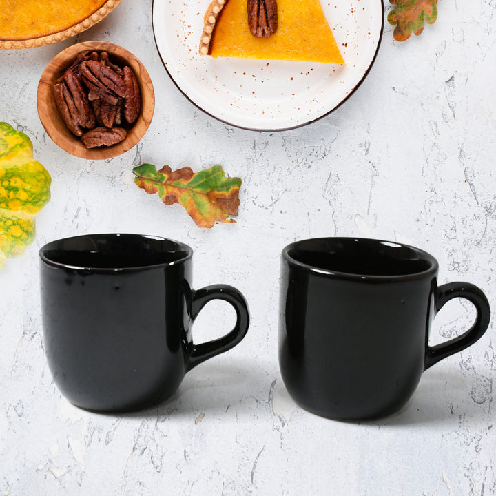 8229 Play Station Ceramic Tea  Cups  Mug Set With Handle Serving Bowl Milk Cup Coffee Cup Tea Cup Breakfast Cup Drinking Mug Or Outdoor For Household Gift For Birthday Wedding Party (4 Pcs Set) - Trendex