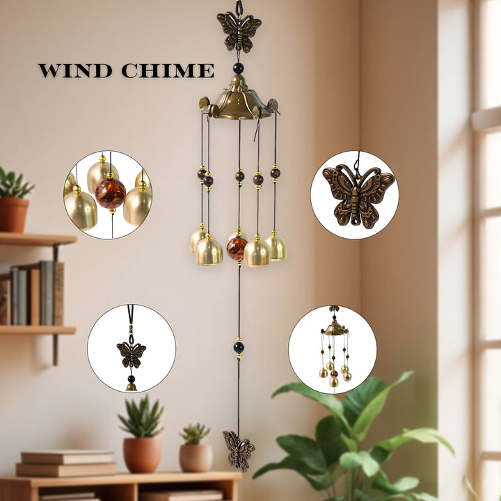 Decorative Wind Bell Chimes Outdoor Hanging (1 Pc) - Trendex