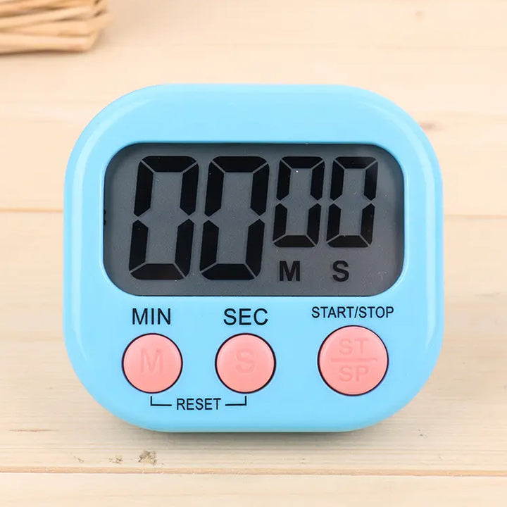 1540 Digital Kitchen Timer Clear Big Digits 0-99 Min For Cooking Office Clock - Trendex