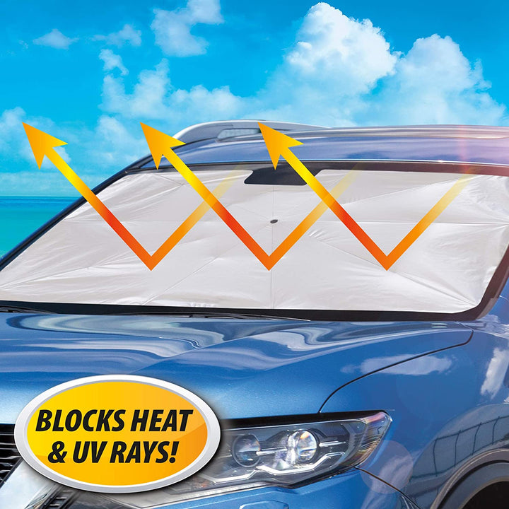0519 Windshield Umbrella Sun Shade Cover Visor Sunshades Reviews Automotive Front Sunshade Fits Foldable Windshield Brella Various Heat Insulation Shield For Car - Trendex