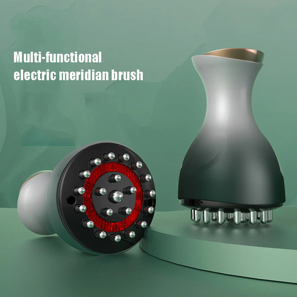 Body Slimming & Scrapping Massager with Red Light LED therapy