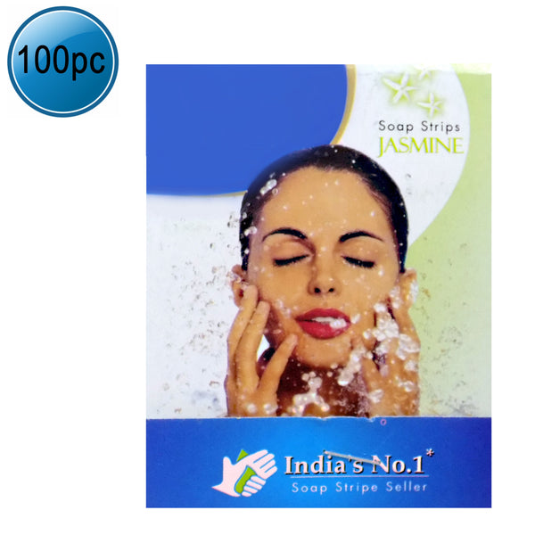 1311 Fresh Paper Soap Strips Traveling Hand Wash With Jasmine Fragrance (100pc) - Trendex