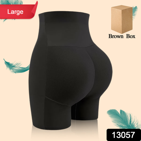 Womens Butt Lifter Padded Underwear Hip Pads Body Shaper Control Knickers Hip Pad (1 Pc  Large) - Trendex